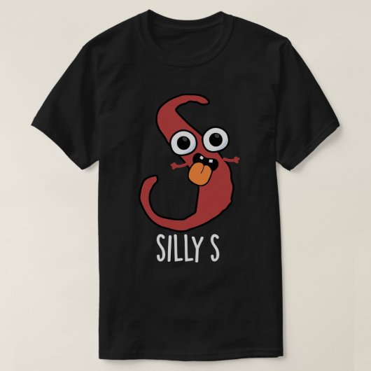 S間抜けアルファベおもしろいットS Pun Tシャツ (デザイン正面)