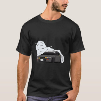 S13シルビアクーペ240Sxドリフト Tシャツ