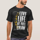 S2アーチェリー射手矢の矢の弓(55) Tシャツ (正面)