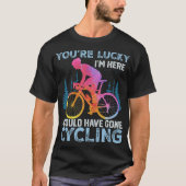 S2サイクリングサイクルサイクリスト自転車サイクリング(23) Tシャツ (正面)