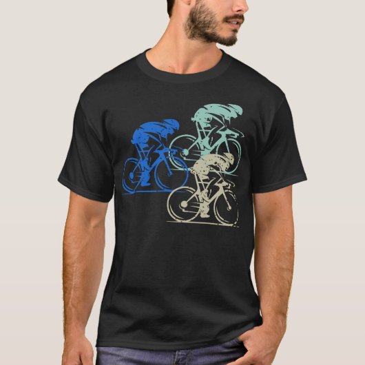 S2サイクリングサイクルサイクリスト自転車サイクリング(57) Tシャツ (正面)