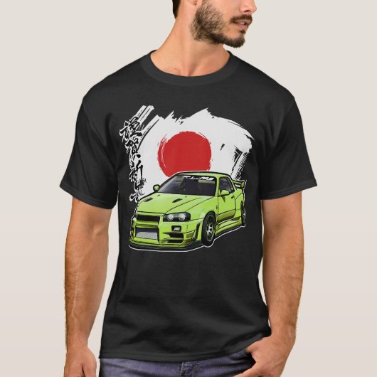 S2漂流ドリフトカー(104) Tシャツ (正面)