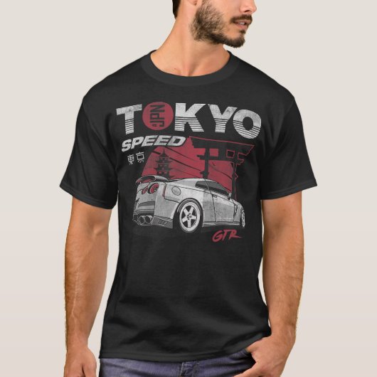 S2漂流ドリフトカー(185) Tシャツ (正面)
