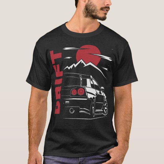 S2漂流ドリフトカー(2) Tシャツ (正面)