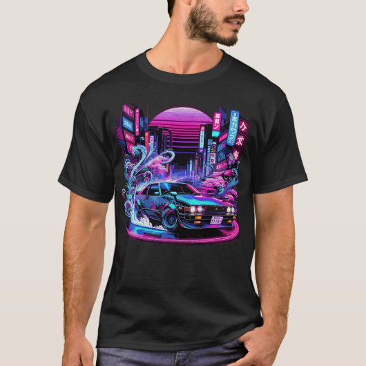 S2漂流ドリフトカー(81) Tシャツ (正面)