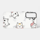 s21🐾で里親募集の可愛い猫📱 samsung galaxyケース (裏面横)