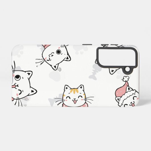 s21🐾で里親募集の可愛い猫📱 samsung galaxyケース (裏面横)