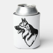 s27ドイツの羊飼い頭 缶クーラー (缶正面)