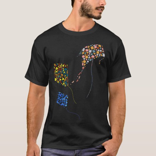 S2 たこあげ たこ タコ (32) Tシャツ (正面)