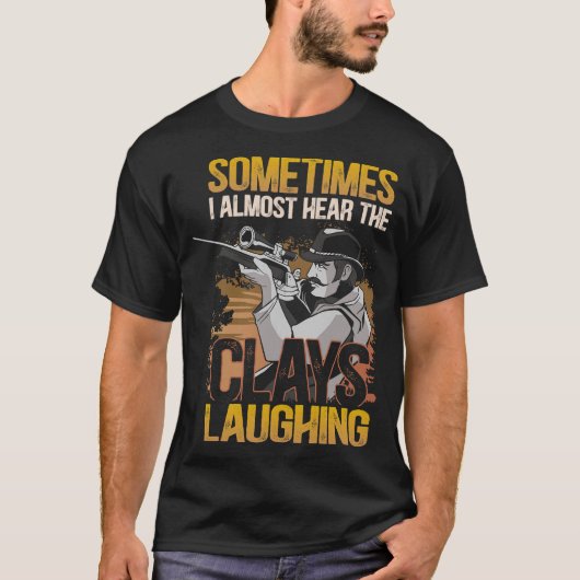 S2 クレー射撃 トラップ射撃 粘土的 (122) Tシャツ (正面)