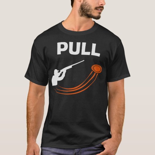 S2 トラップ射撃 クレー射撃 ターゲット (102) Tシャツ (正面)
