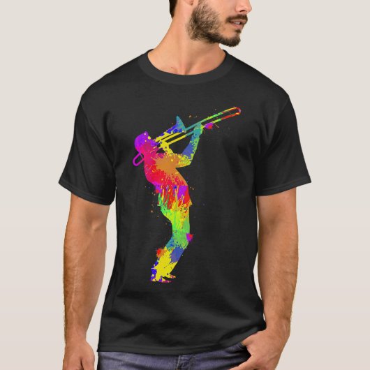 S2 トロンボーン トロンボーン奏者 (73) Tシャツ (正面)