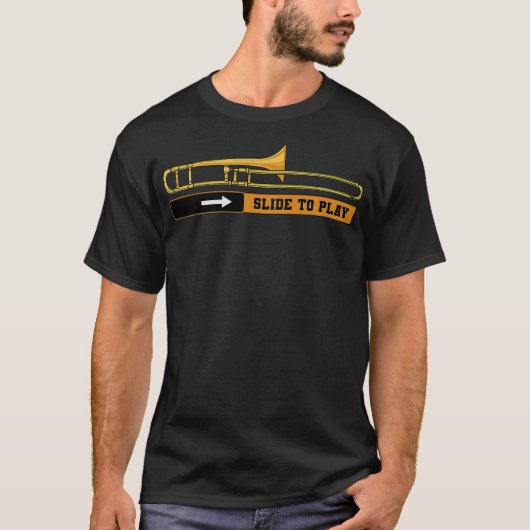 S2 トロンボーン トロンボーン奏者 (74) Tシャツ (正面)