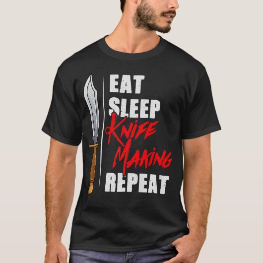 S2 ナイフメイキング ナイフ 製作者 (23) Tシャツ (正面)