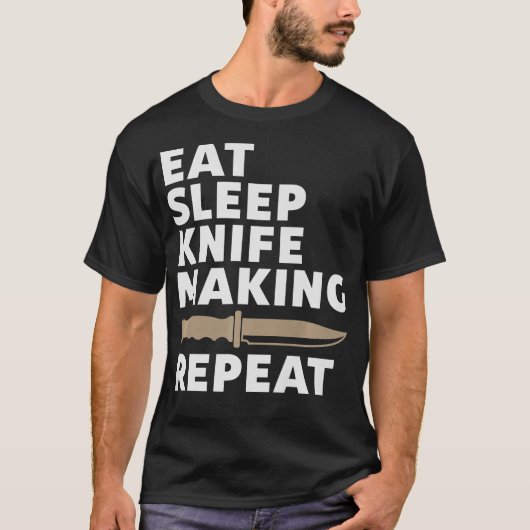 S2 ナイフ製作 ナイフ メーカー (18) Tシャツ (正面)