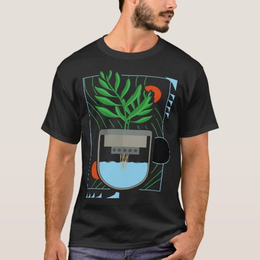 S2 ハイドロポニクス 水耕栽培 (90) Tシャツ (正面)