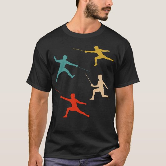 S2 フェンシング 剣士 (138) Tシャツ (正面)