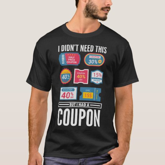 S2 Couponing Coupon Coupons Couponer (71) Tシャツ (正面)