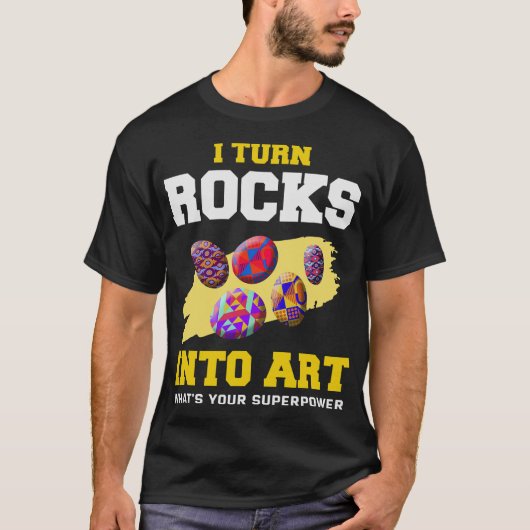 S2 Rock Painting Paint Rocks (97) Tシャツ (正面)