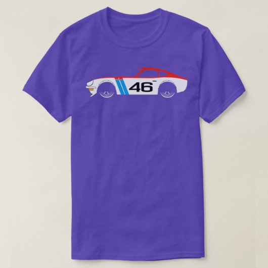 S30 in Datsun Racing Livery Tシャツ (デザイン正面)