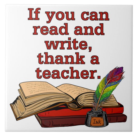 s31あなたもしは読と書先生を行うことができる タイル (正面)