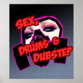 S3X DRUMSおよびDUBSTEP ポスター (正面)