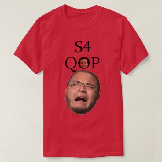 s4 Qop WutFace Tシャツ (デザイン正面)