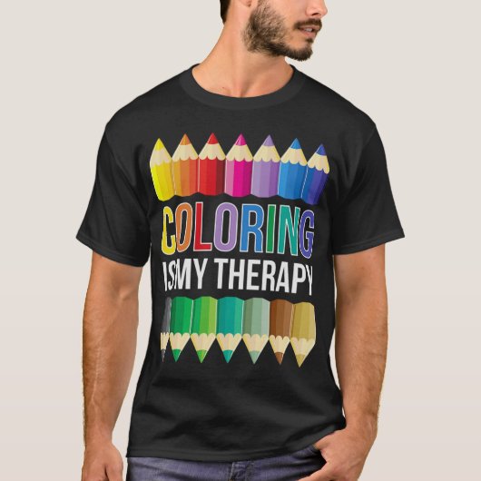 S52ぬりえ Colouring (34) Tシャツ (正面)