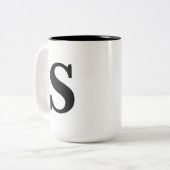 "S"のマグ ツートーンマグカップ (正面左)