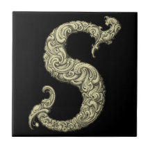 S – アルファベット（黄金）