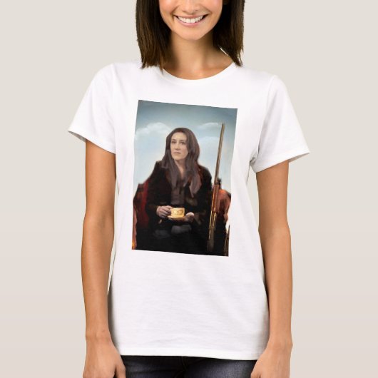 S -クールな男女同権主義者孤児の黒|夫人 Tシャツ (正面)