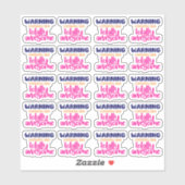 's，コン警告テンツは完全に素晴らし-ステッカー シール (シート)