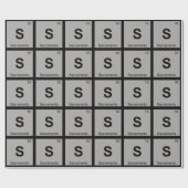 S - サクラメント市化学周期表 ラッピングペーパー (フラット)