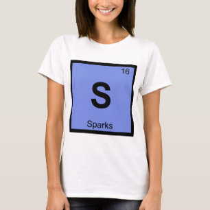 S - スパークス ネバダ州 化学周期表 都市 Tシャツ