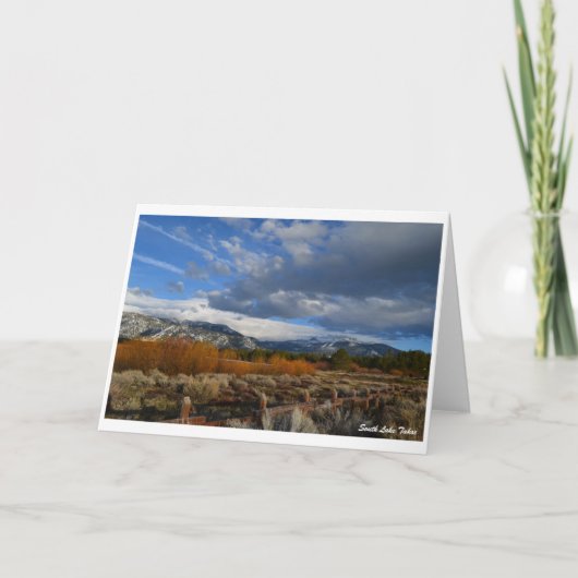 S.タホ湖グリーティングカード シーズンカード (正面)