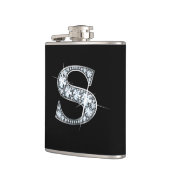 S「ダイヤモンド」フラッきらきら光るク フラスク (左)