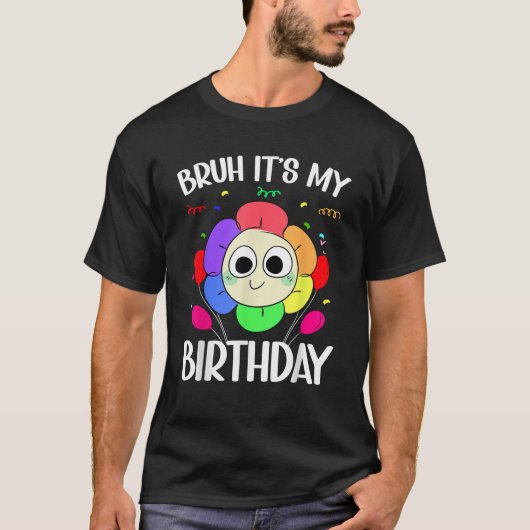 s ダンディ birthday world it is my birthday s ダンディ Wo Tシャツ (正面)