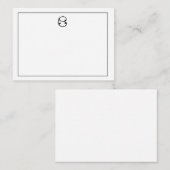 S ノートカード (正面/裏面)