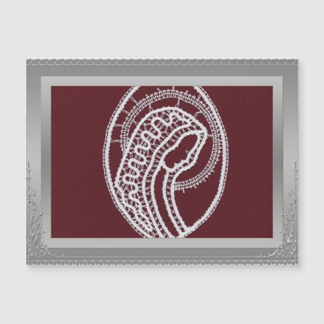 S.メアリエレガントー銀のフ縁どレームのカスタム写真 (正面)