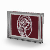 S.メアリエレガントー銀のフ縁どレームのカスタム写真 フォトブロック (右)