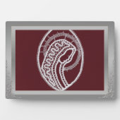 S.メアリエレガントー銀のフ縁どレームのカスタム写真 フォトプラーク (正面)