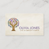 s 救済Hands Tree – 水色葉 名刺 (正面)