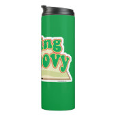 s 書Is Groovyおもしろい作家レトロブックスタイル タンブラー (回転右)