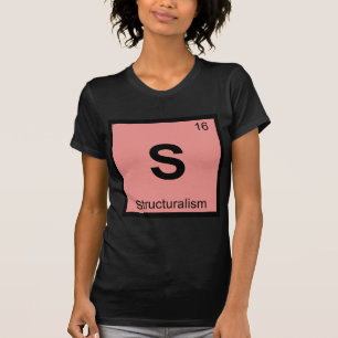 S - 構造主義 哲学 化学 シンボル Tシャツ
