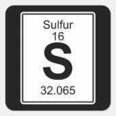 S – 硫黄 スクエアシール (正面)