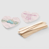 s -結婚ブルーバラとクラウンフローラブーケ ハンドファン (組立なし)