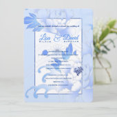 s & 結婚披露宴招待状 – ブループオーニー 招待状 (スタンド正面)