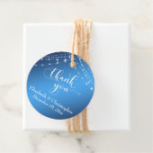 S 結婚 Thank You Blue グラデーション W/Lights フェイバータグ (インサイチュ)