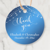 S 結婚 Thank You Blue グラデーション W/Lights フェイバータグ (裏面)