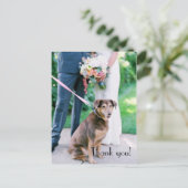 S 結婚 Thank You Post Card ポストカード (スタンド正面)